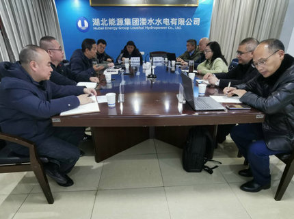 陳印輝帶隊到江坪河水電站開展專題調研