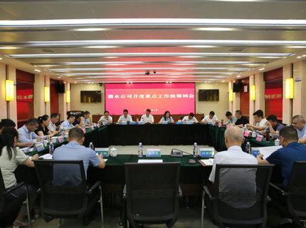 澧水公司召開(kāi)月度重點(diǎn)工作統(tǒng)籌例會(huì)