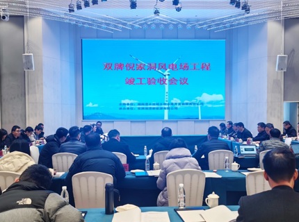 澧水公司雙牌倪家洞風(fēng)電場工程順利通過竣工驗(yàn)收