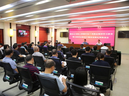 公司召開警示教育暨集中整治違規(guī)吃喝工作推進(jìn)會(huì)