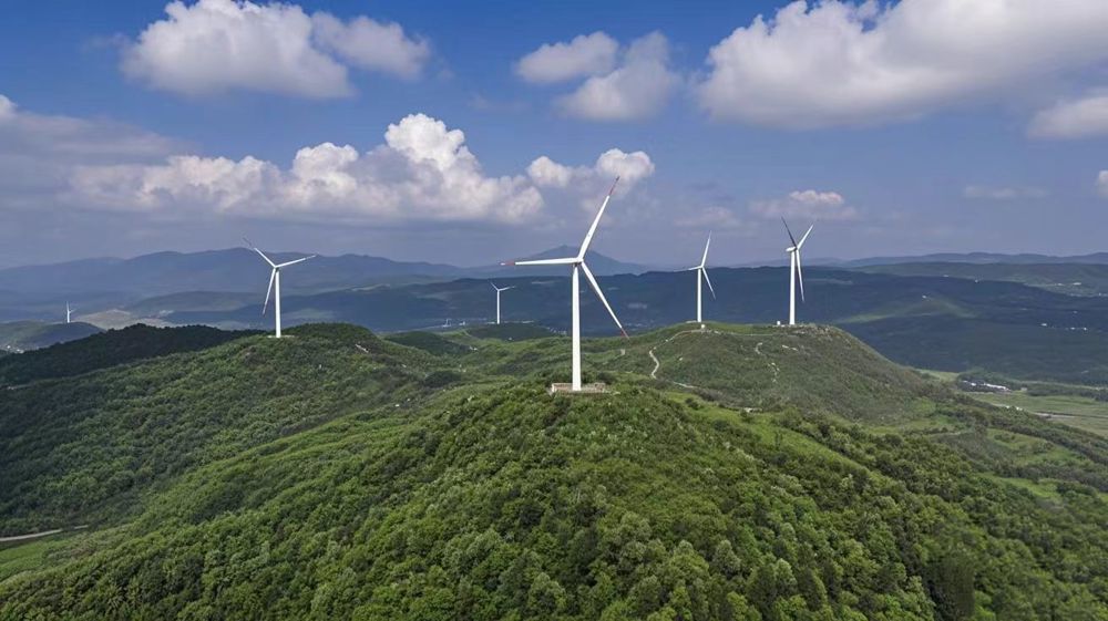 廣西全州磨子嶺風電場全景